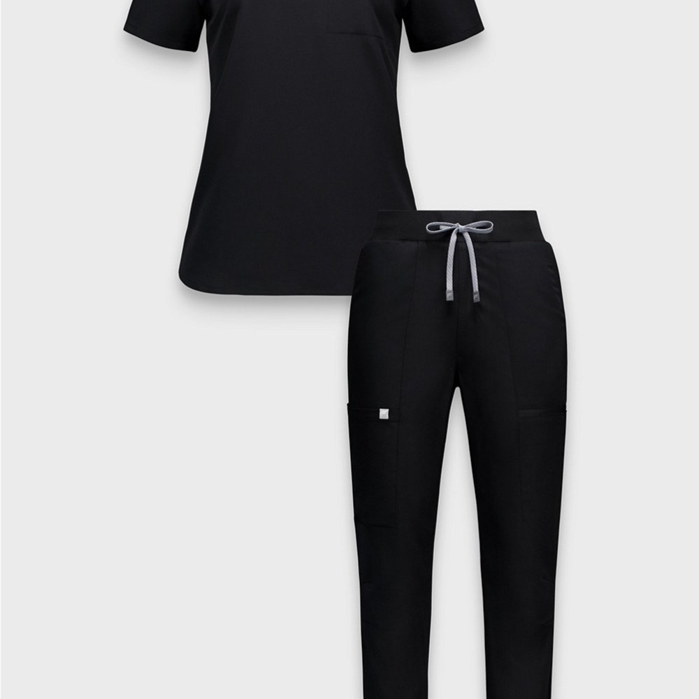 Fabletics Black Scrub Set
